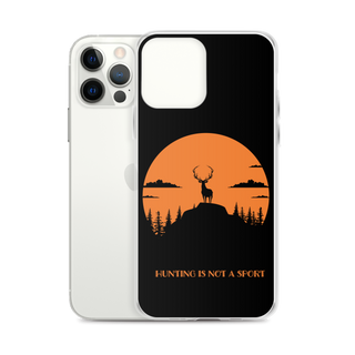 Hunting is Not a Sport v2 Clear Case for iPhone®