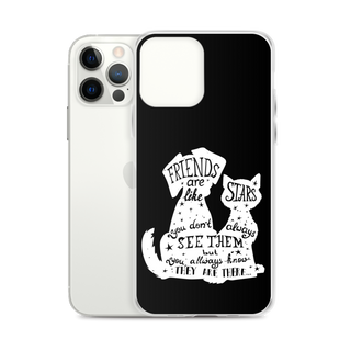 Friends Are Like Stars Clear Case for iPhone®