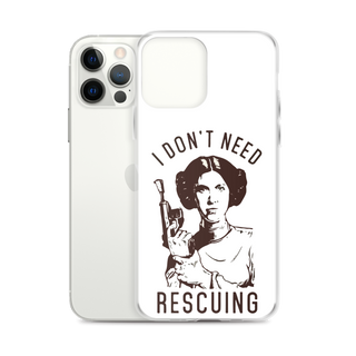 I Don't Need Rescuing Clear Case for iPhone®