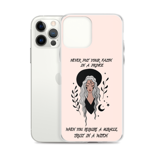 Never Put Faith In A Prince Clear Case for iPhone®