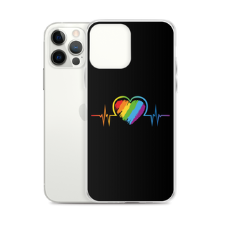 LGBTIQ+ Heart Clear Case for iPhone®