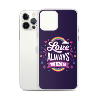 Love Always Wins Clear Case for iPhone®