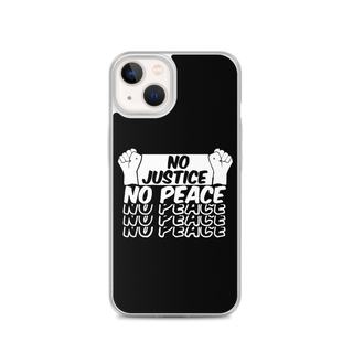 No Justice No Peace Clear Case for iPhone®