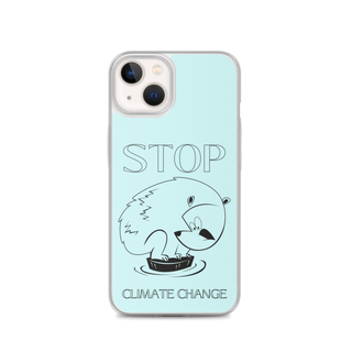 Stop Climate Change Clear Case for iPhone®