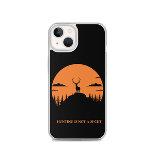 Hunting is Not a Sport v2 Clear Case for iPhone®