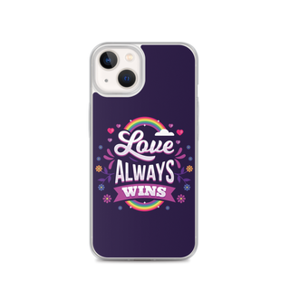 Love Always Wins Clear Case for iPhone®