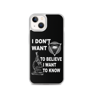 I Want to Know Clear Case for iPhone®