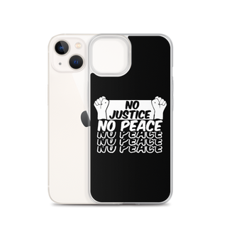 No Justice No Peace Clear Case for iPhone®