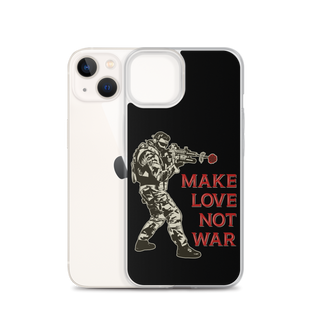 Make Love Not War v2 Clear Case for iPhone®