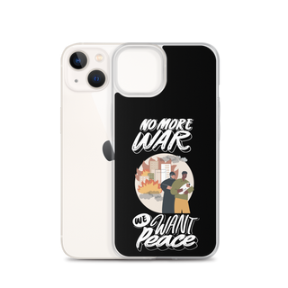 We Want Peace Clear Case for iPhone®