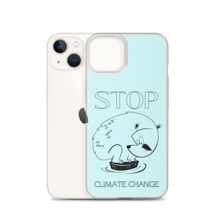 Stop Climate Change Clear Case for iPhone®