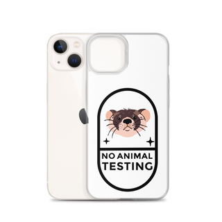 No Animal Testing Clear Case for iPhone®