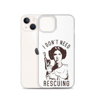 I Don't Need Rescuing Clear Case for iPhone®