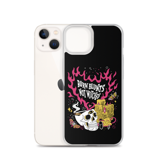 Burn Blunts Not Witches Clear Case for iPhone®