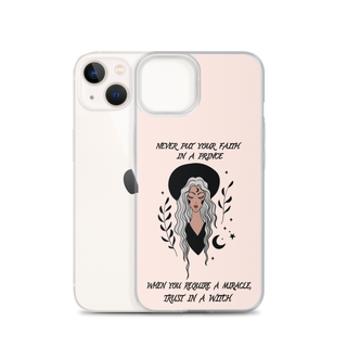 Never Put Faith In A Prince Clear Case for iPhone®