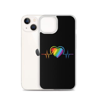 LGBTIQ+ Heart Clear Case for iPhone®