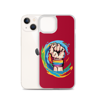 LGBTIQ+ Punch Clear Case for iPhone®