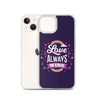 Love Always Wins Clear Case for iPhone®