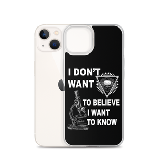 I Want to Know Clear Case for iPhone®