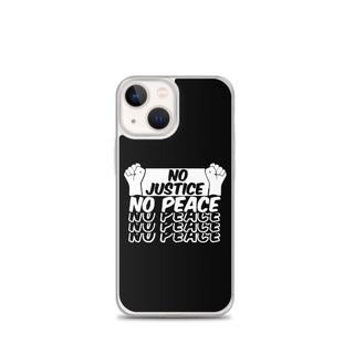 No Justice No Peace Clear Case for iPhone®