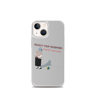 Educate Your Sons Clear Case for iPhone®