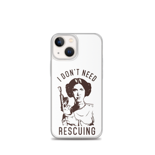 I Don't Need Rescuing Clear Case for iPhone®