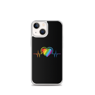 LGBTIQ+ Heart Clear Case for iPhone®