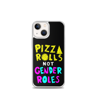 Pizza Rolls Not Gender Rolles Clear Case for iPhone®