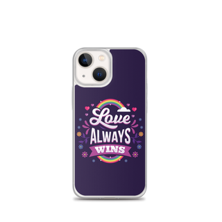 Love Always Wins Clear Case for iPhone®