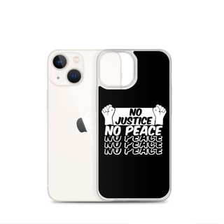 No Justice No Peace Clear Case for iPhone®