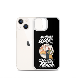 We Want Peace Clear Case for iPhone®