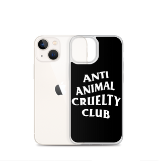 Anti Animal Cruelty Club Clear Case for iPhone®