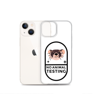 No Animal Testing Clear Case for iPhone®