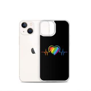 LGBTIQ+ Heart Clear Case for iPhone®