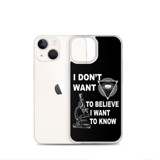 I Want to Know Clear Case for iPhone®