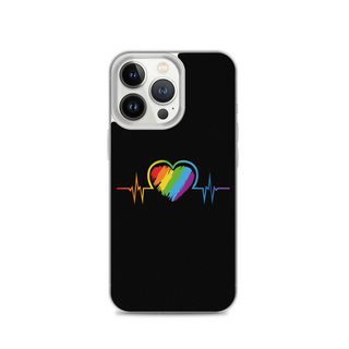 LGBTIQ+ Heart Clear Case for iPhone®