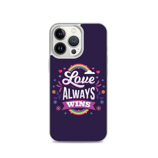 Love Always Wins Clear Case for iPhone®