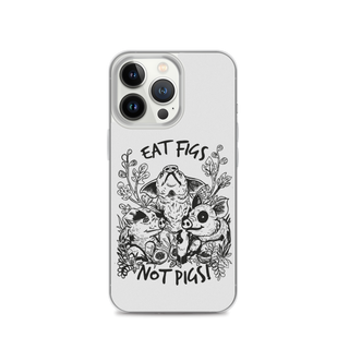 Eat Figs No Pigs iPhone Case