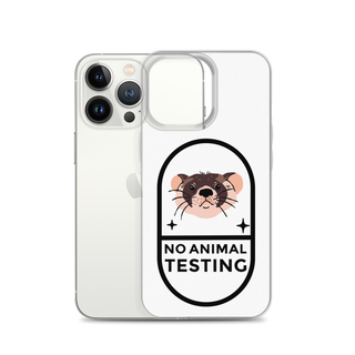 No Animal Testing Clear Case for iPhone®