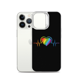 LGBTIQ+ Heart Clear Case for iPhone®