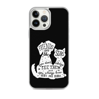 Friends Are Like Stars Clear Case for iPhone®