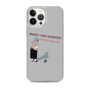 Educate Your Sons Clear Case for iPhone®