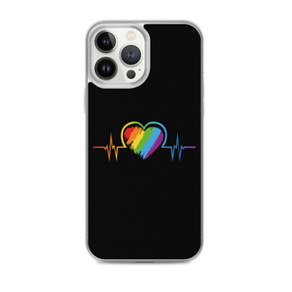 LGBTIQ+ Heart Clear Case for iPhone®