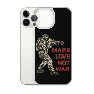 Make Love Not War v2 Clear Case for iPhone®