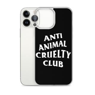 Anti Animal Cruelty Club Clear Case for iPhone®