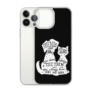 Friends Are Like Stars Clear Case for iPhone®