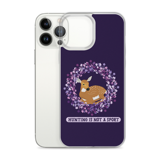 Hunting is Not a Sport Clear Case for iPhone®