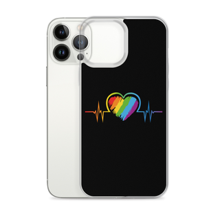 LGBTIQ+ Heart Clear Case for iPhone®