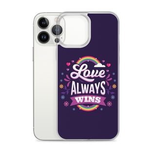 Love Always Wins Clear Case for iPhone®