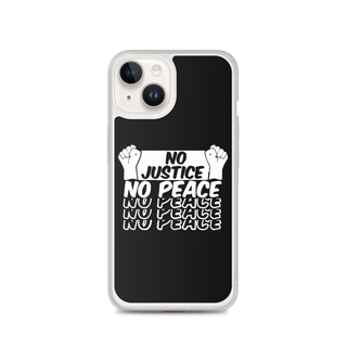 No Justice No Peace Clear Case for iPhone®